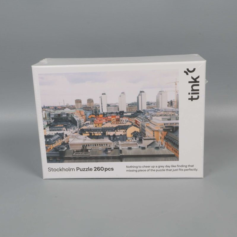 Pusselask med Stockholm-motiv och 260 bitar