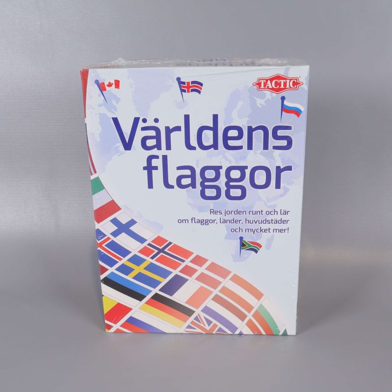 Framsidan av spelet Världens flaggor