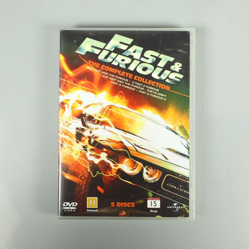Framsida av Fast & Furious The Complete Collection dvd-box