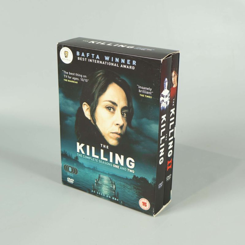 Framsidan av DVD-box The Killing med BAFTA-vinnare