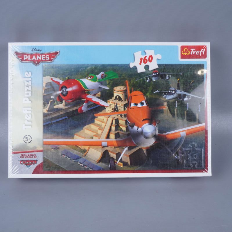Framsidan av Disney Planes pussel med 160 bitar