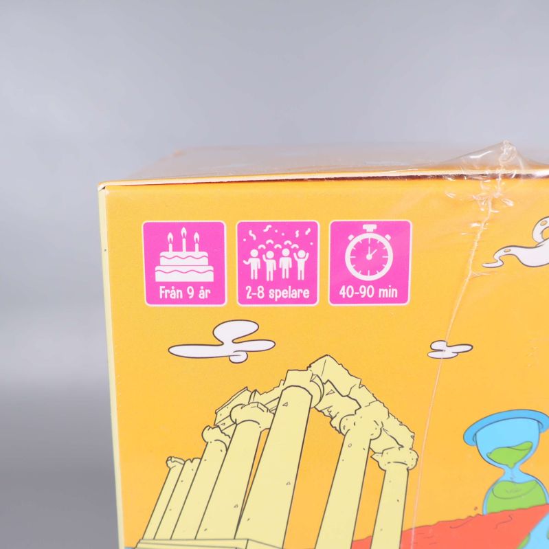 Detaljbild visar från 9 år och 2-8 spelare på Beat That