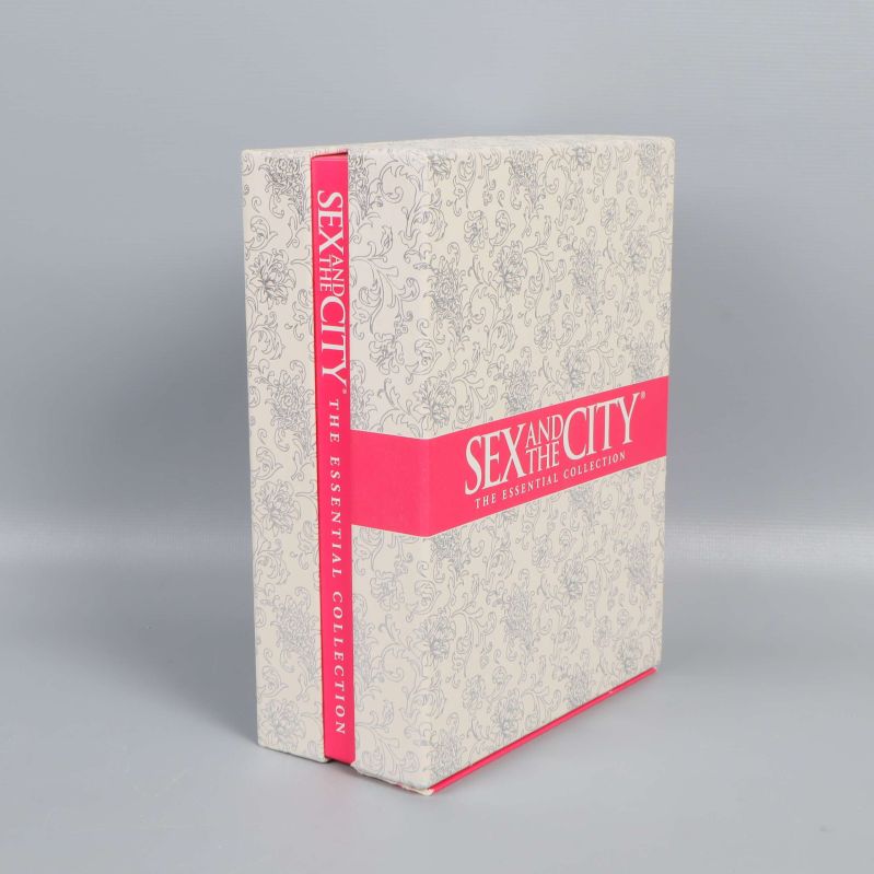 Sex and the City box öppnad från sidan