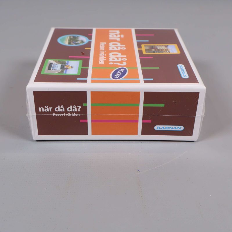 Närbild på sidan av När då då?-boxen med text