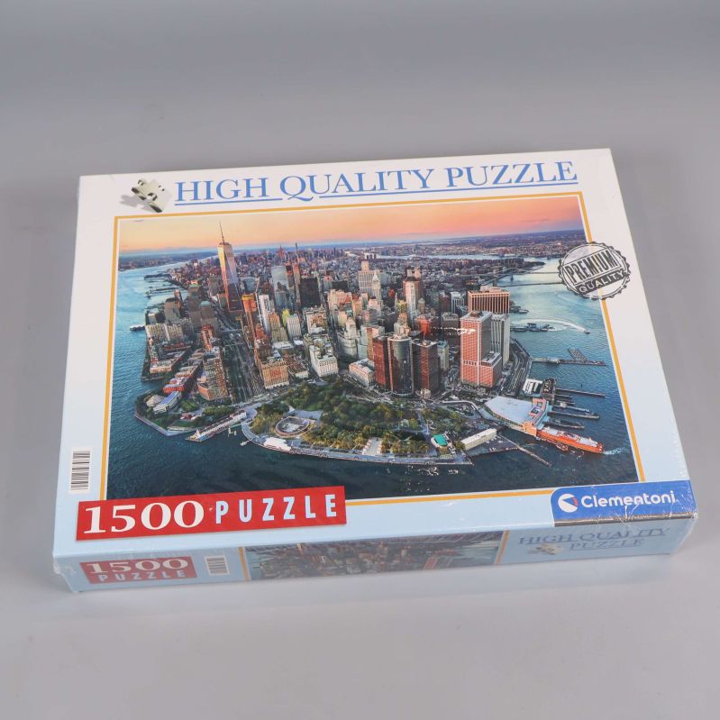 Framsidan på Clementoni pussel med New York-motiv, 1500 bitar