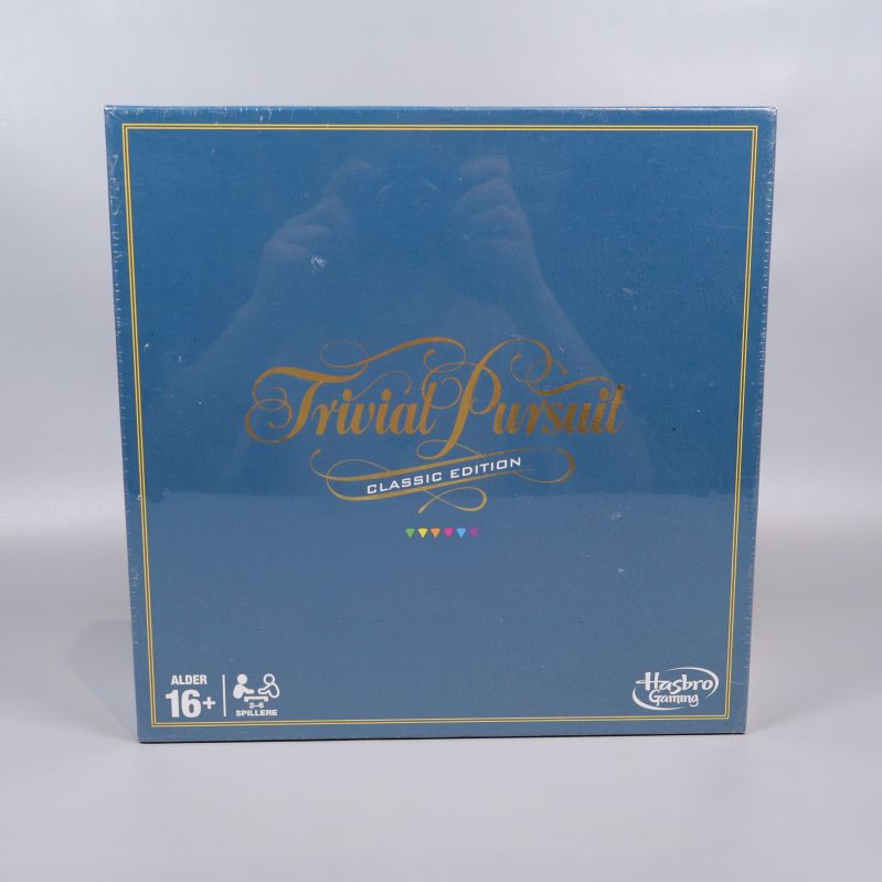 Framsida Trivial Pursuit Classic Edition i blå kartong
