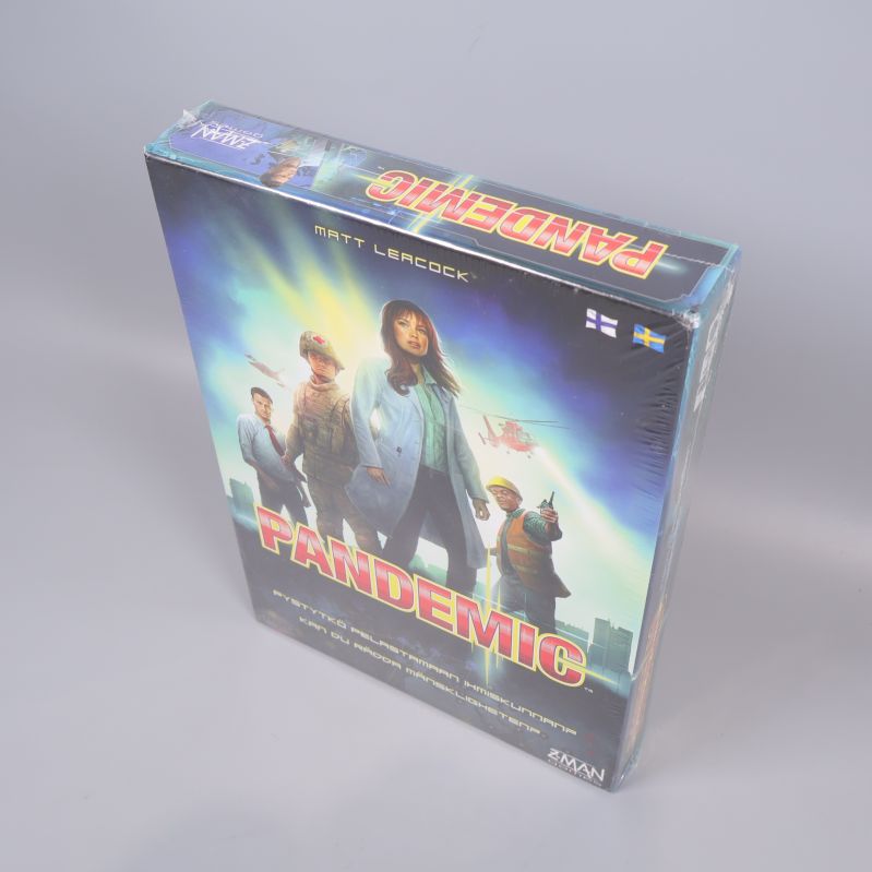 Pandemic brädspel fotograferat snett ovanifrån