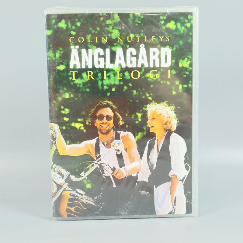 DVD-boxen Colin Nutleys Änglagård trilogi med framsida mot kameran