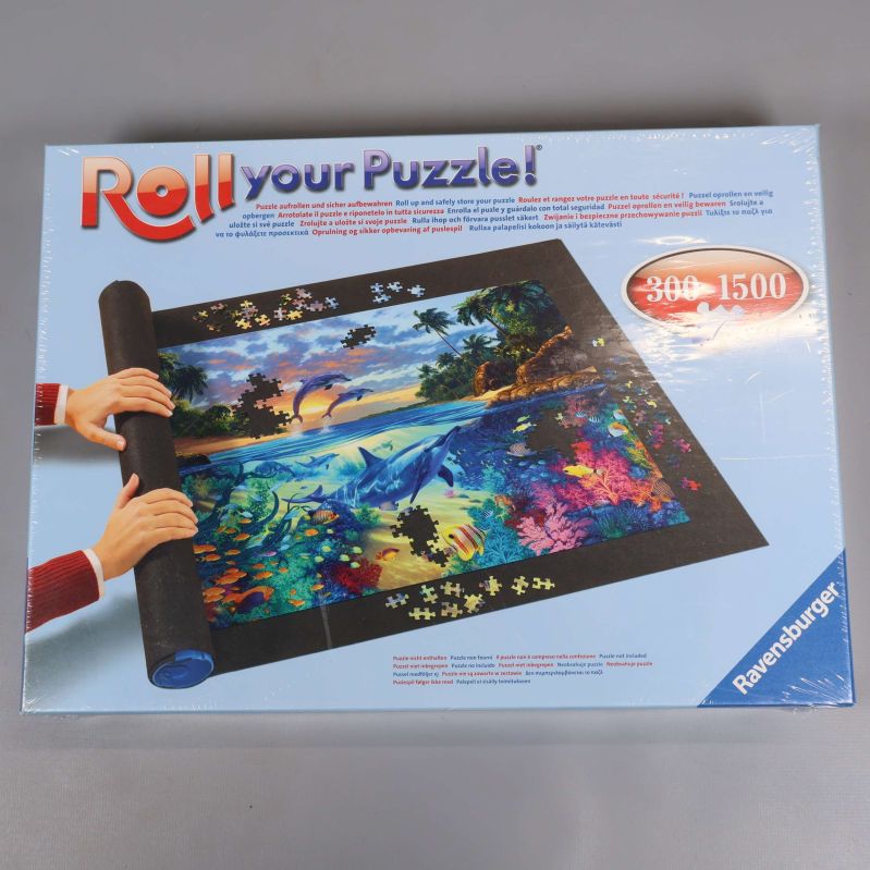 Pusselmatta från Ravensburger i oöppnad blå förpackning