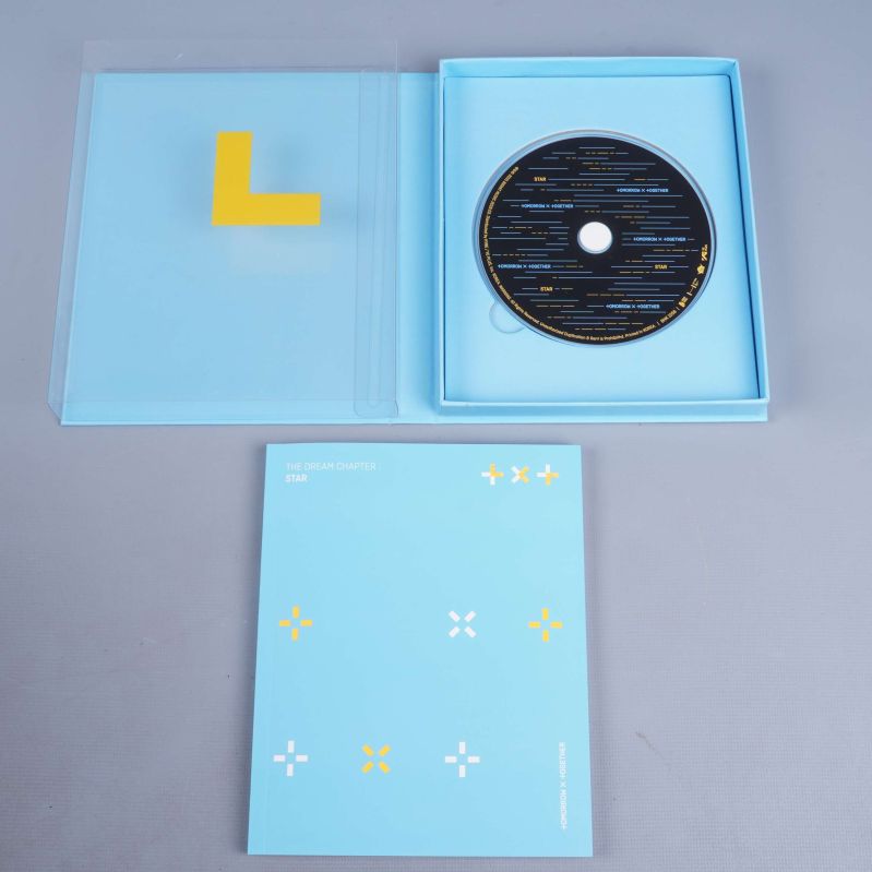 CD-skiva och fotobok i albumets insida
