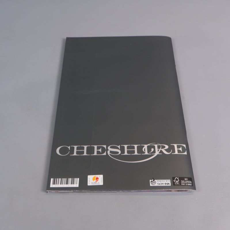 Baksidan av album med texten Cheshire