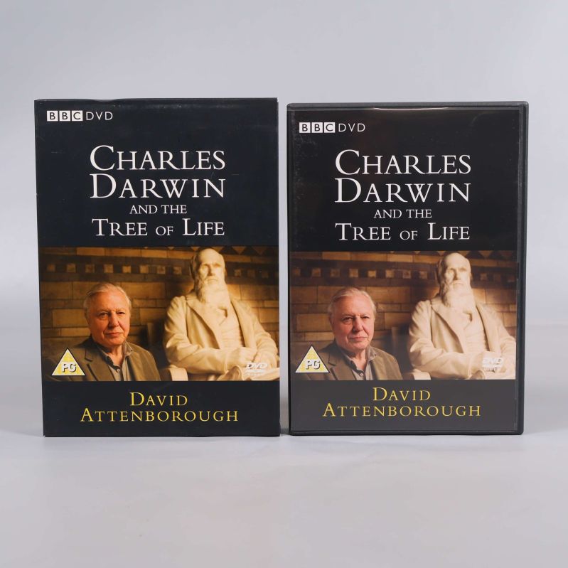 Två dvd-fodral av Charles Darwin and the Tree of Life framifrån