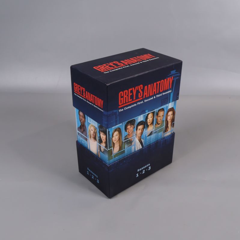 Grey's Anatomy DVD-box med serien säsong 1 till 3