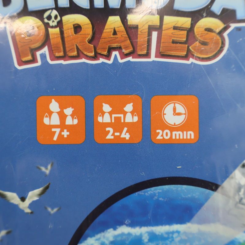 Närbild av Bermuda Pirates åldersrekommendation och spelarantal