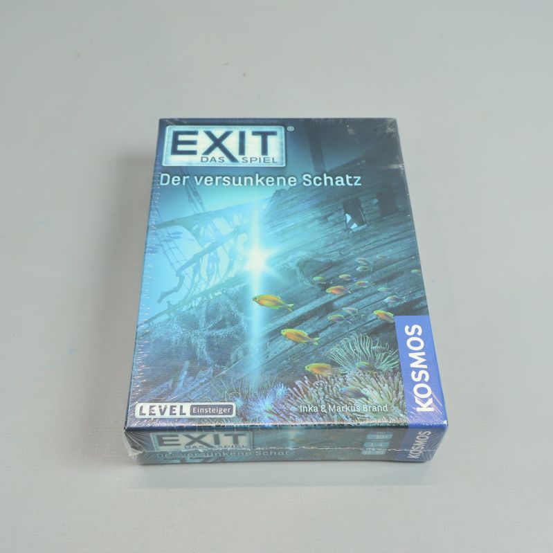 Framsidan av Exit Das Spiel Der versunkene Schatz spelask