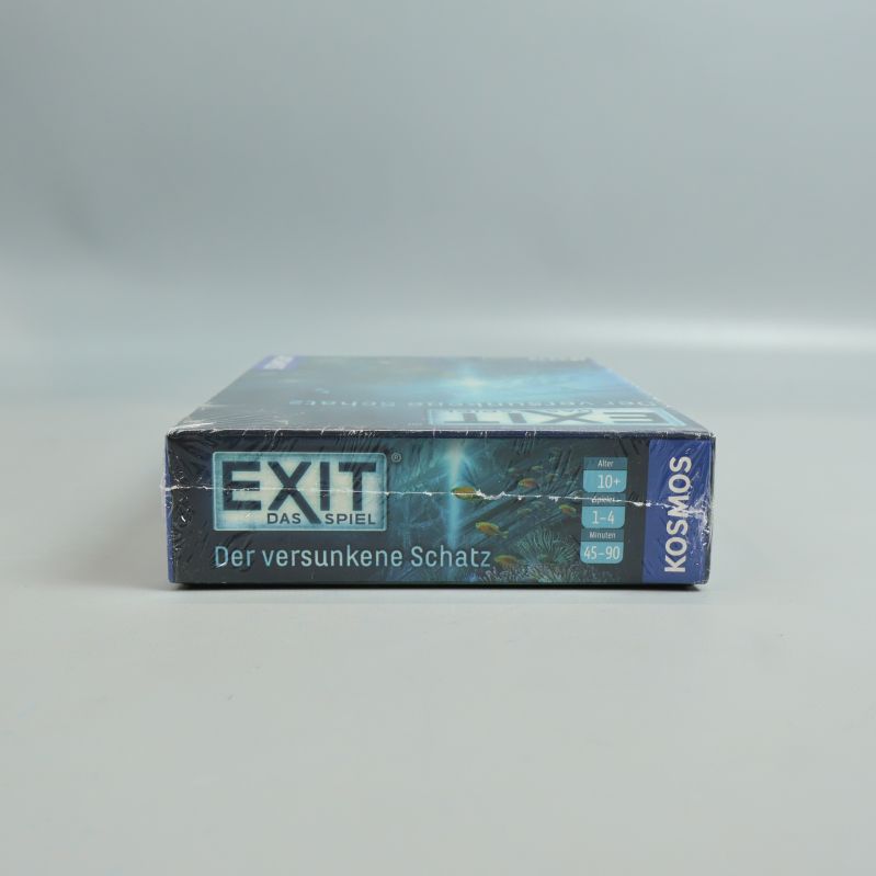 Änden av Exit-spelask med logotyp och undervattensmotiv