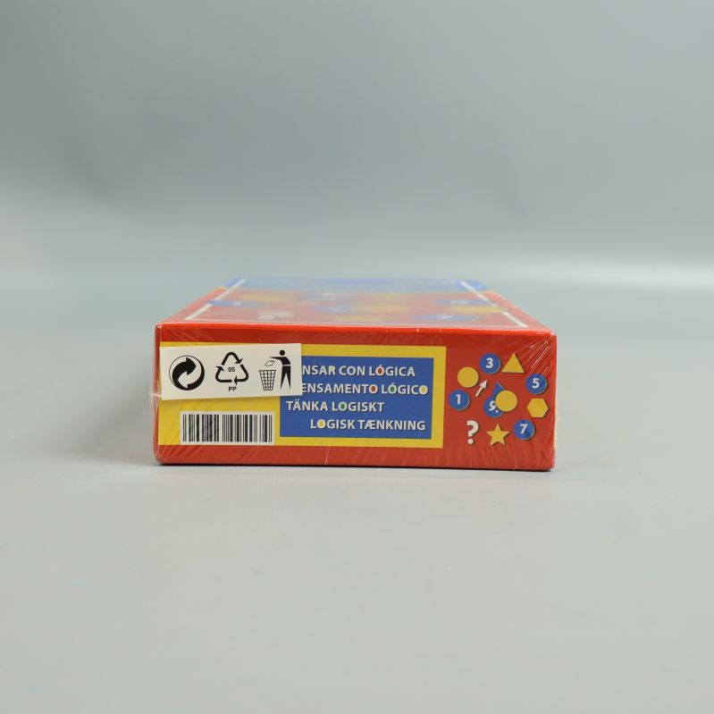 Nedre kant av asken med symboler och kortbeskrivning