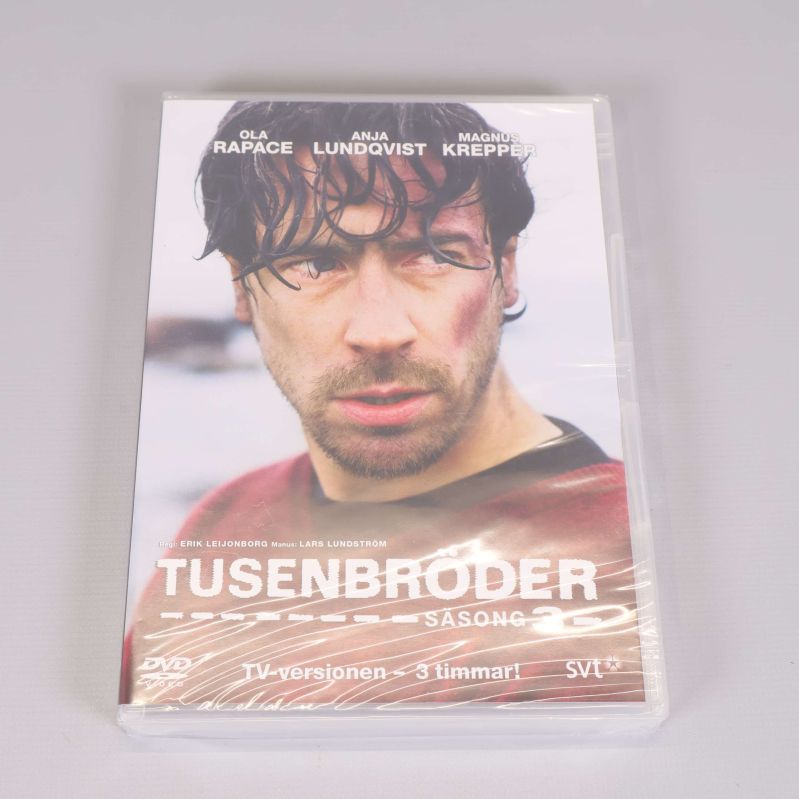 Inplastat DVD-fodral för Tusenbröder säsong 3