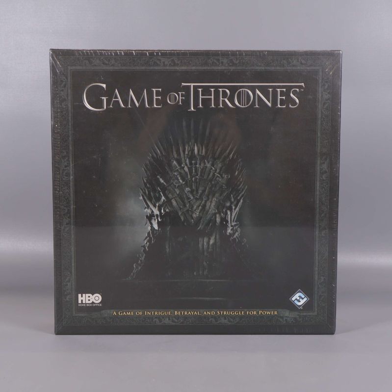 Game of Thrones brädspel front med järntronen