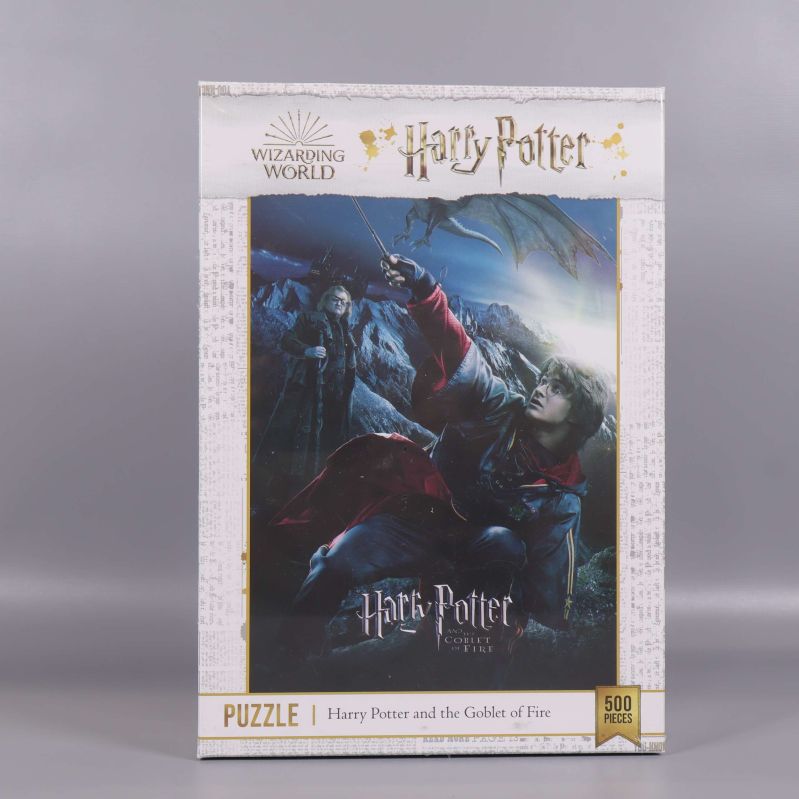 Framsidan av Harry Potter-pussel med motiv från Goblet of Fire