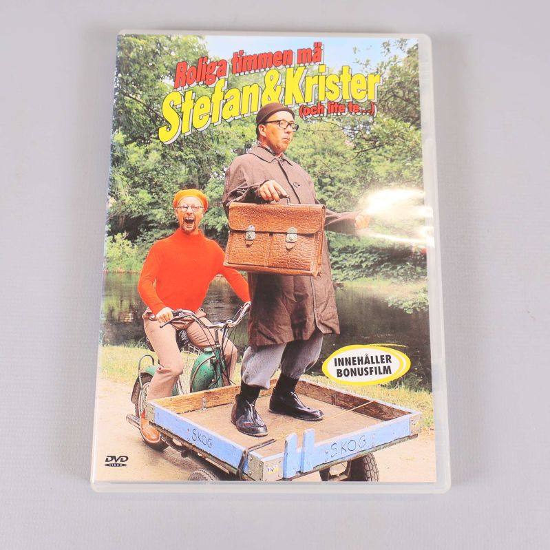 DVD-omslaget till Roliga timmen med Stefan & Krister