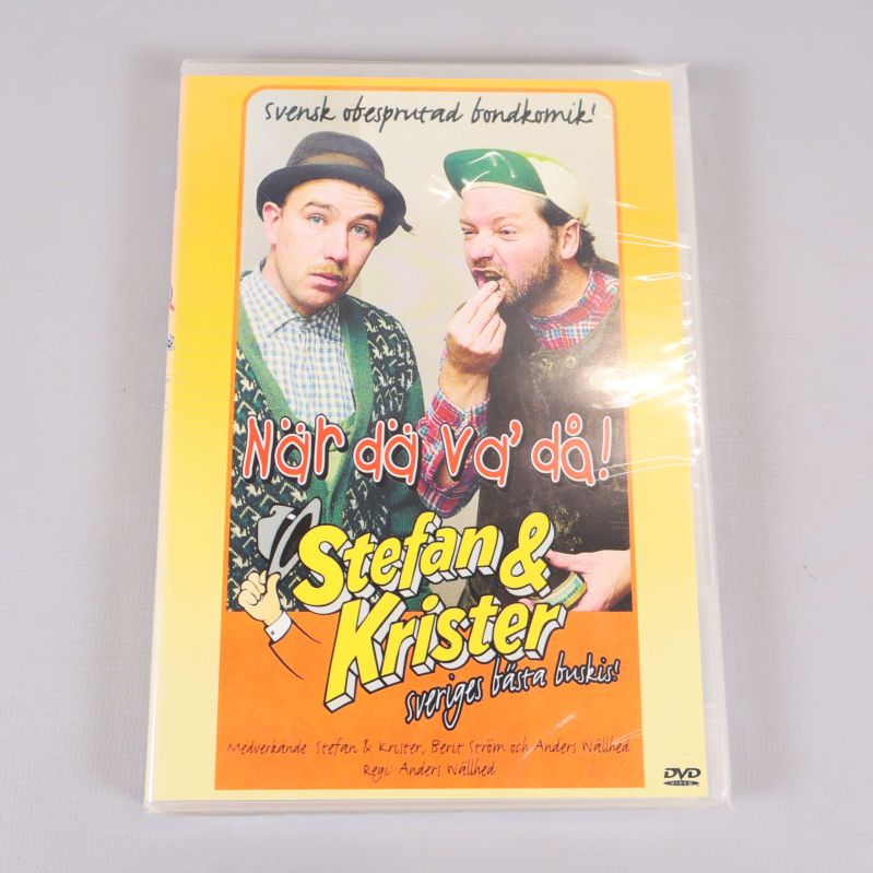 DVD-fodral med Stefan & Krister på framsidan