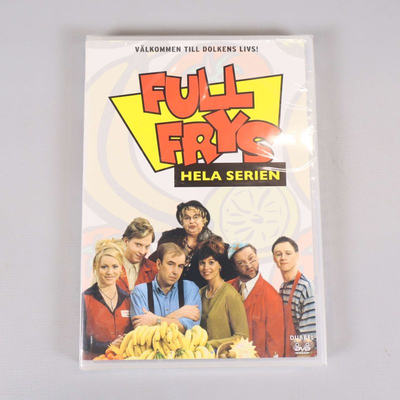 Framsidan av Full Frys hela serien på DVD