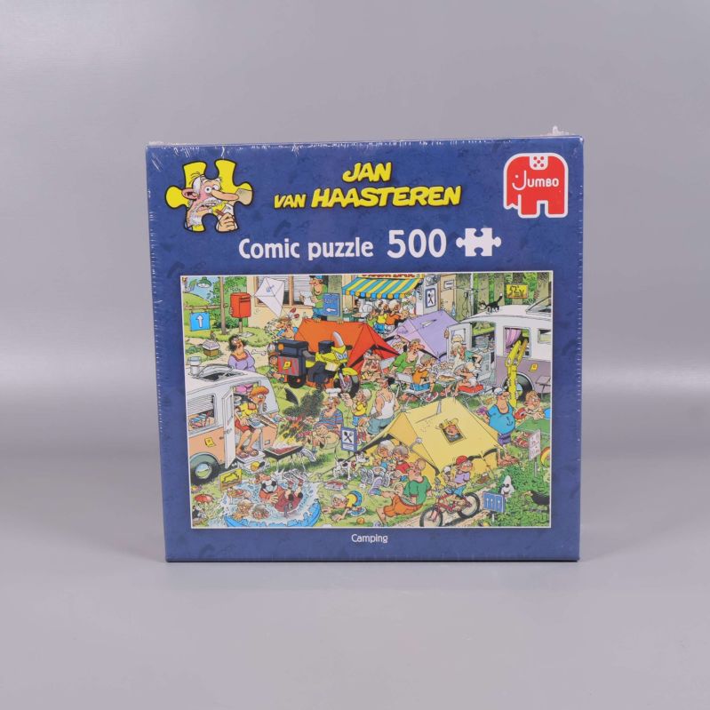 Framsida på Jan van Haasteren comic puzzle 500 bitar