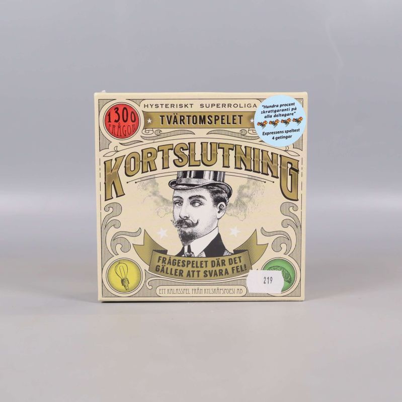 Frågespelet Kortslutning originalförpackning