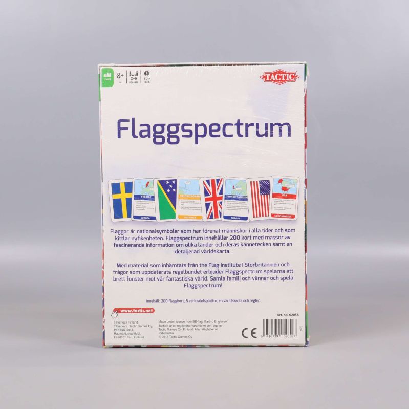 Beskrivning och exempel på flaggkort