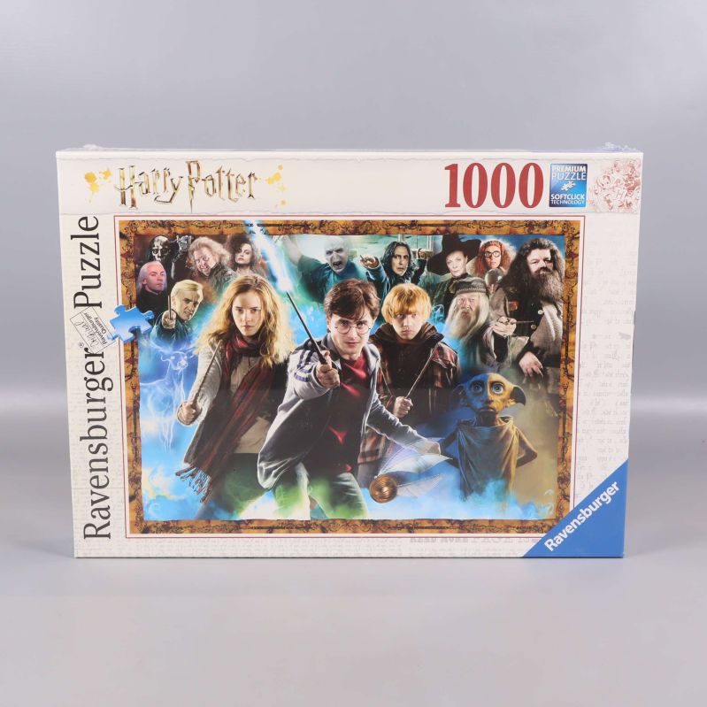 Pussel med Harry Potter motiv och 1000 bitar i kartong