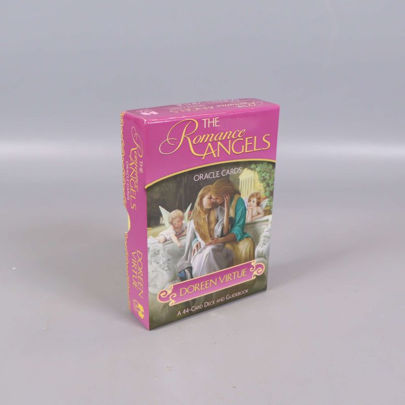 Framsida av asken till The Romance Angels orakelkort