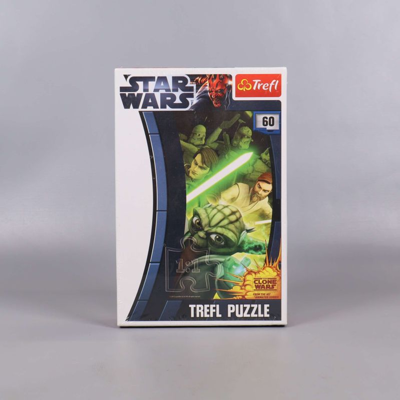 Star Wars Trefl pussel med Yoda och flera karaktärer på framsidan av boxen