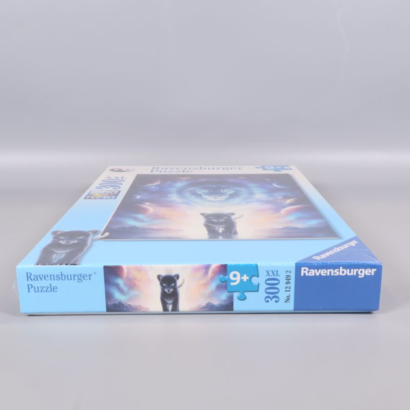 Pussellåda med Ravensburger-logotyp och 300 bitar