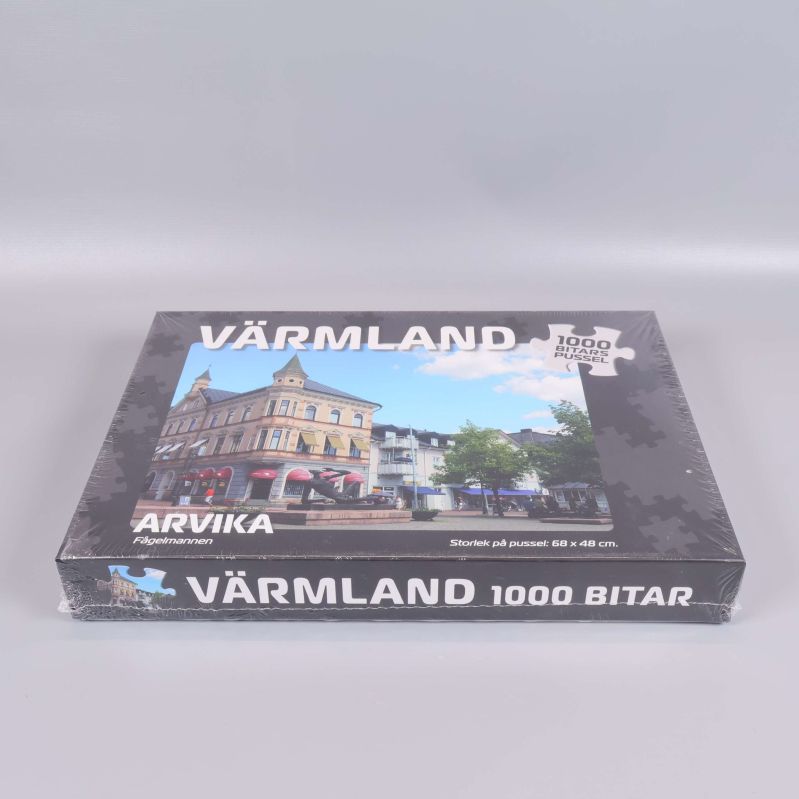 Pussel Värmland Arvika sett ovanifrån med tydlig biträkning