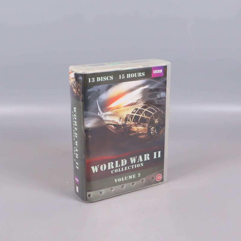 World War II box set med 13 skivor i förpackning
