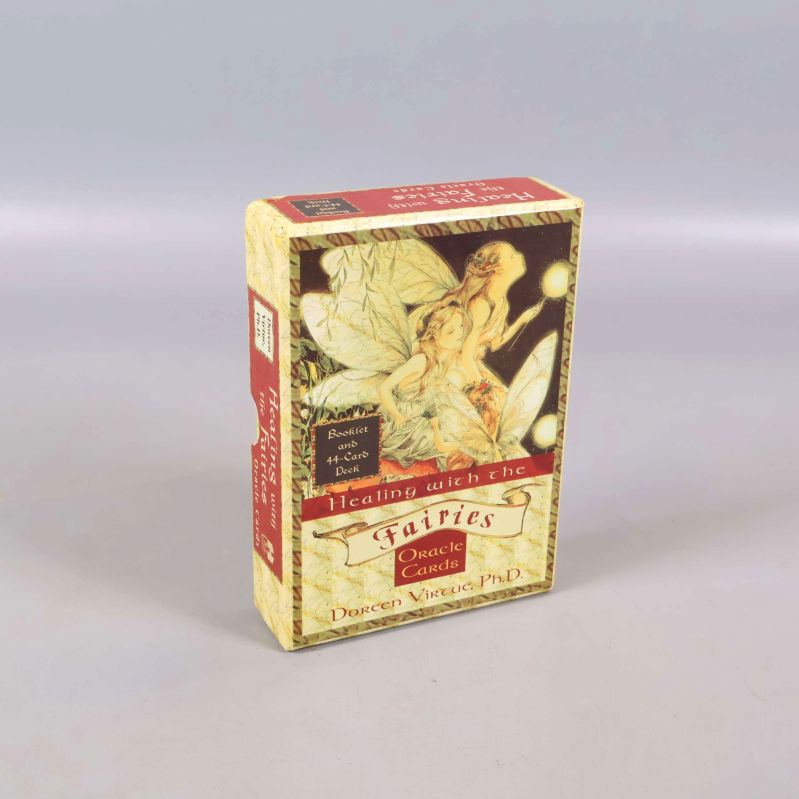 Framsida av ask till Healing with the Fairies orakelkort