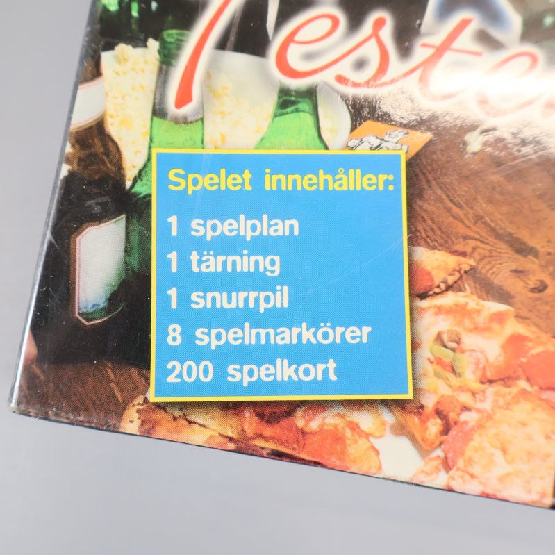 Närbild på innehållsförteckning på Förfestspelet