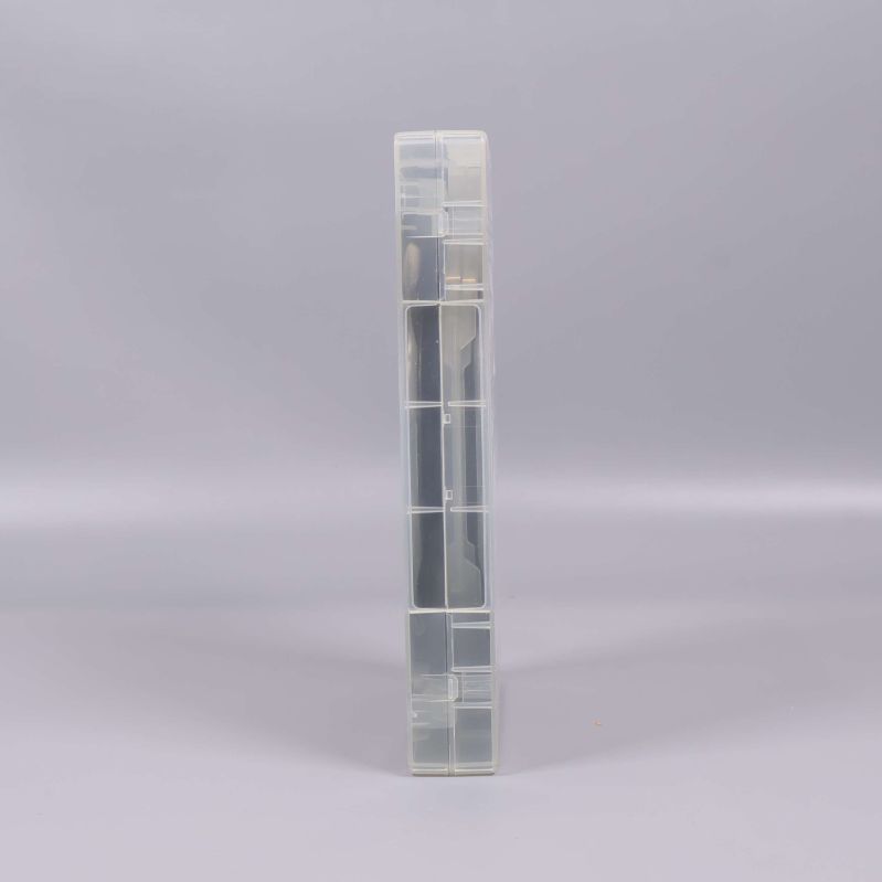 DVD-fodralets ovansida med transparent plast