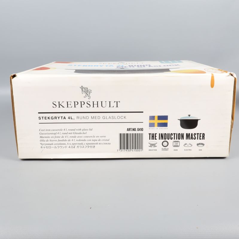Kartong för gjutjärnsgryta från Skeppshult