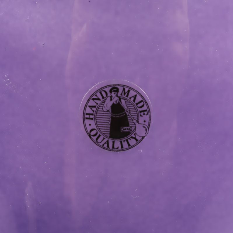 Handmade Quality-märke på glaslampan