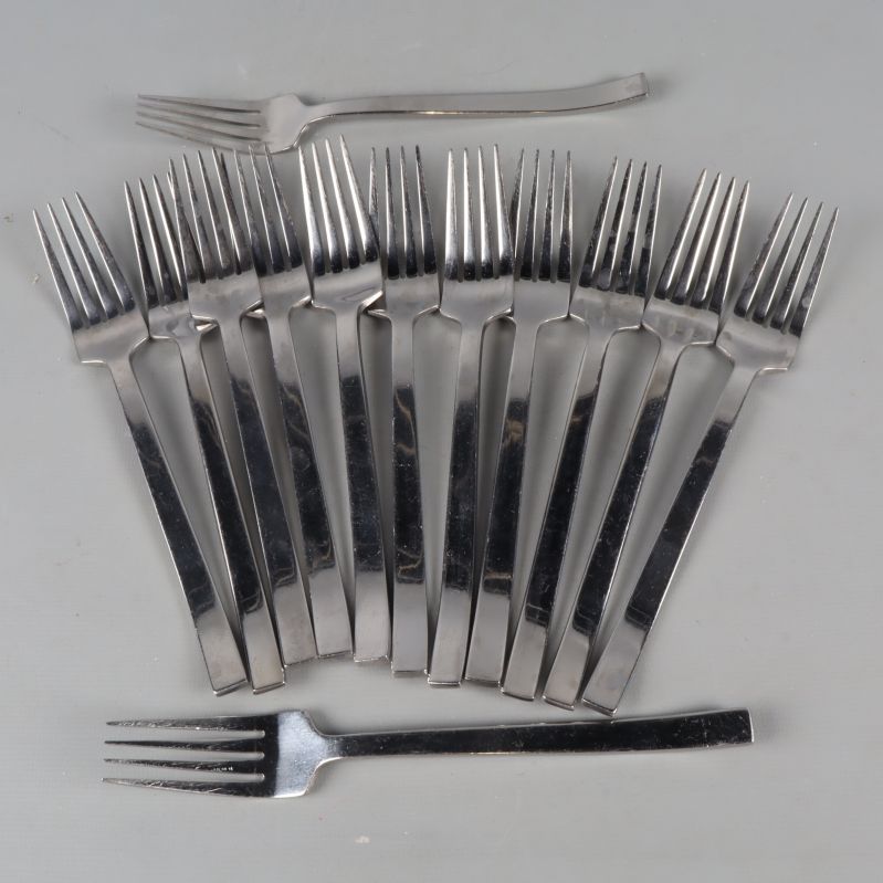 Flera gafflar arrangerade i rad