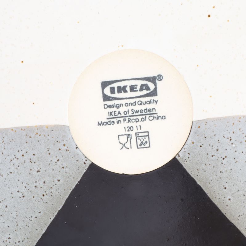IKEA etikett på skålens botten
