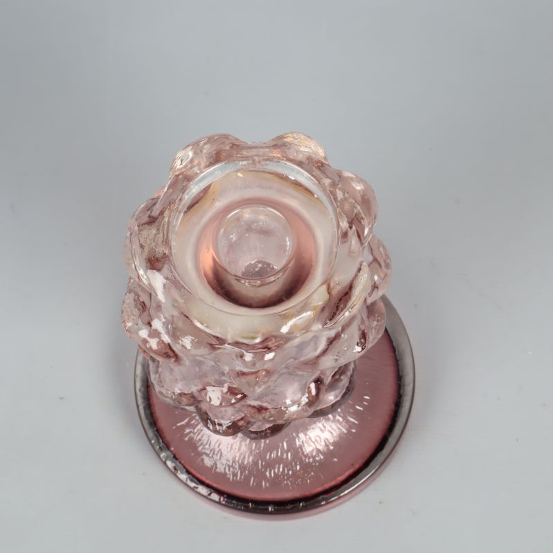 Bild på ljusstake uppifrån 