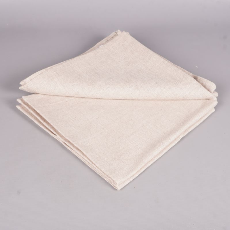 Vikt beige tygservett i kvadratisk form