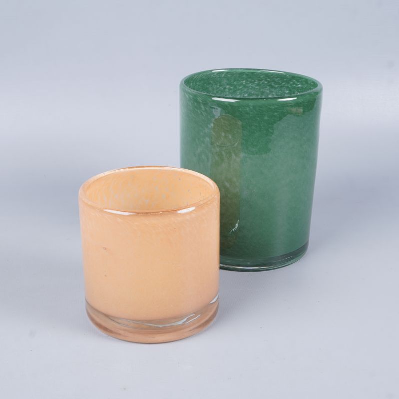 Ljuslyktorna placerade snett bakom varandra