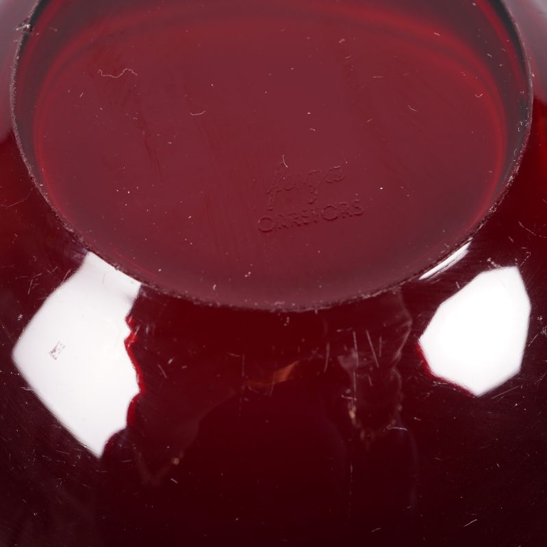 Märkt Orrefors och skålens serie i botten