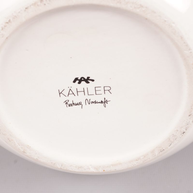 Stämpel och Kähler-logga på undersidan av vasen