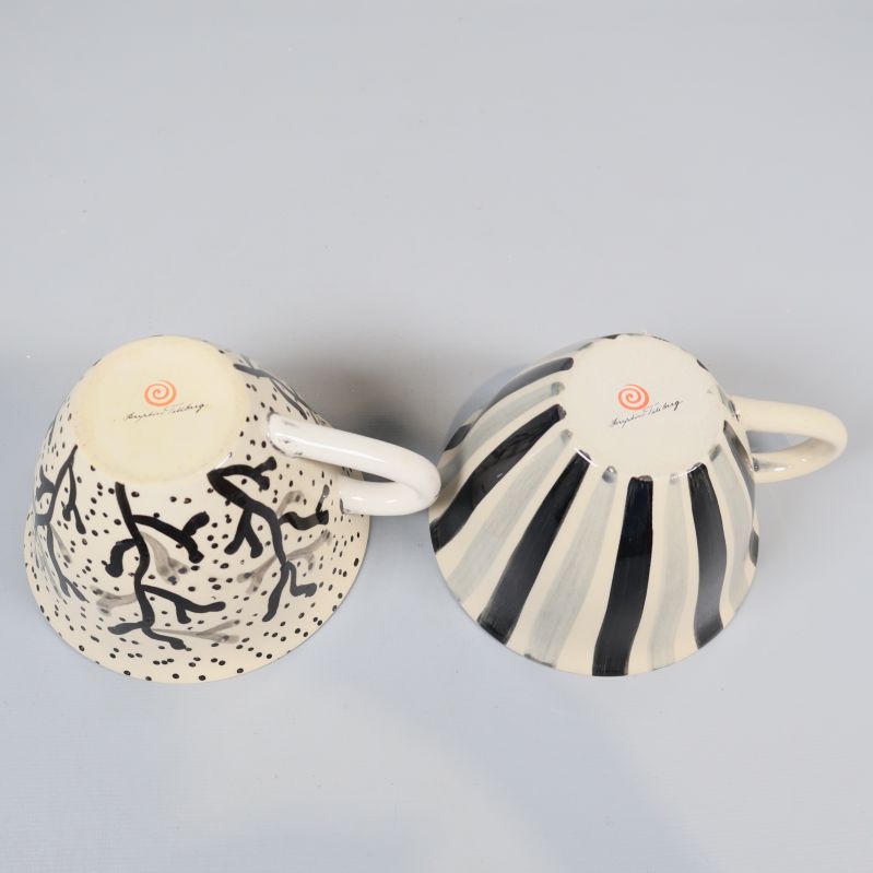 Kopparnas undersida visar konstnärens signatur