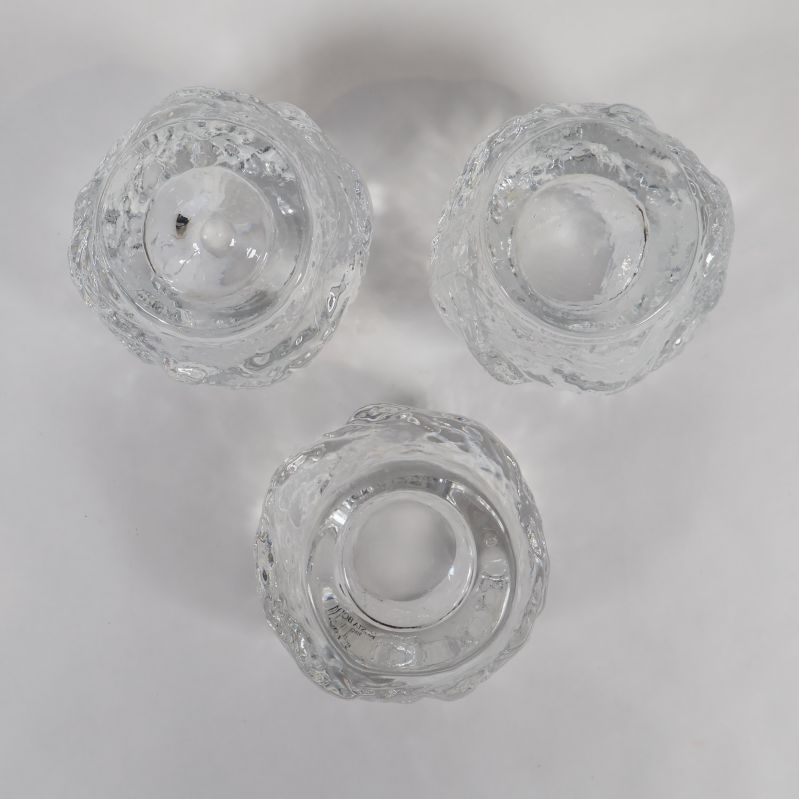 Ljushållare med frostad struktur sett ovanifrån